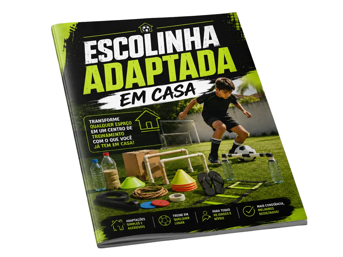 Mockup da cartilha Escolinha Adaptada em Casa